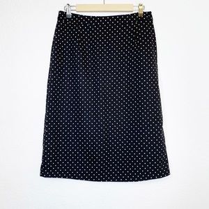 Who What Wear Polka Dot Skirt